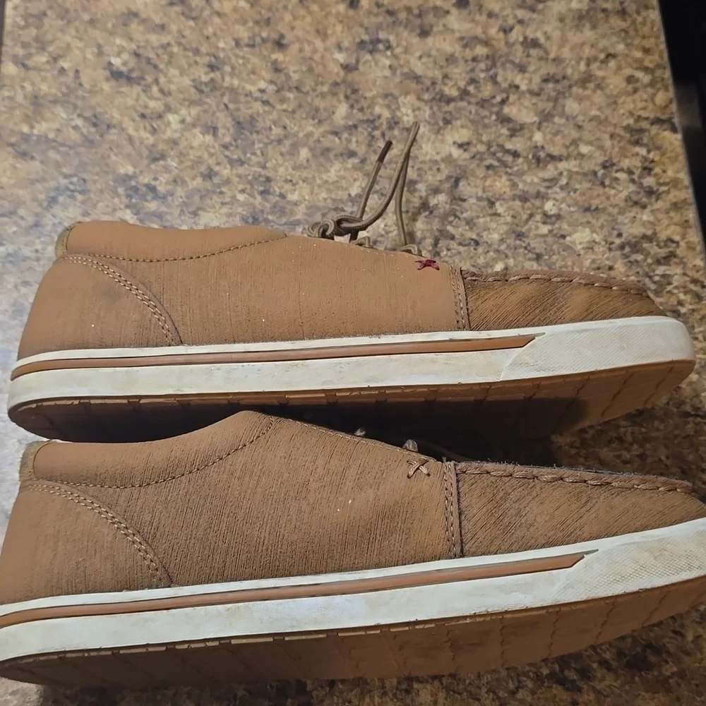 Twisted X Men's‎ Tan Boat Shoes Size 6M